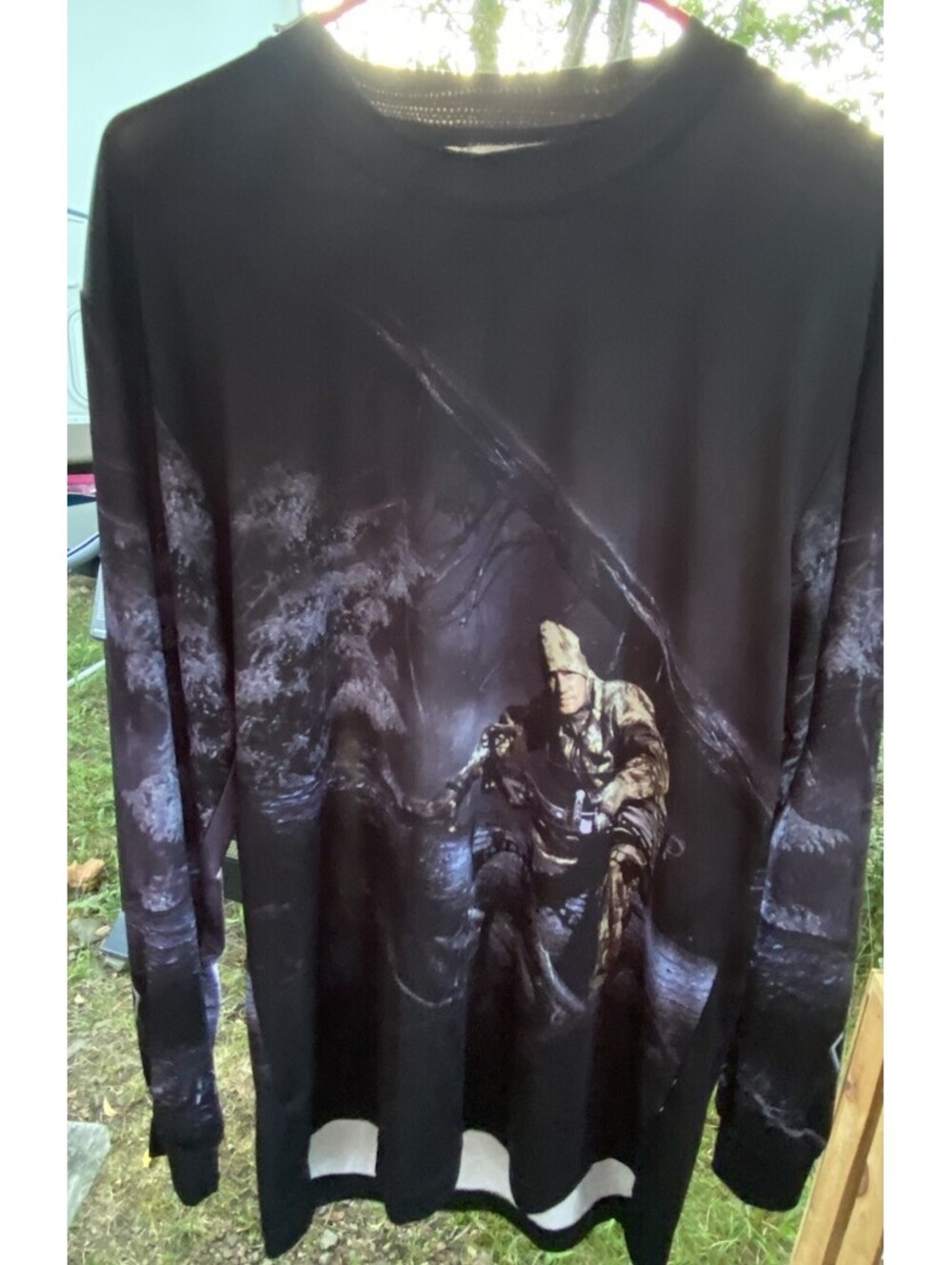 Men's Legendary Lightweight Hunting Fishing Sun Blocking Shirt Sz M Long Sleeve